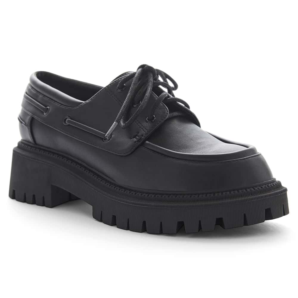 Soprano Loafer in Black Smooth
