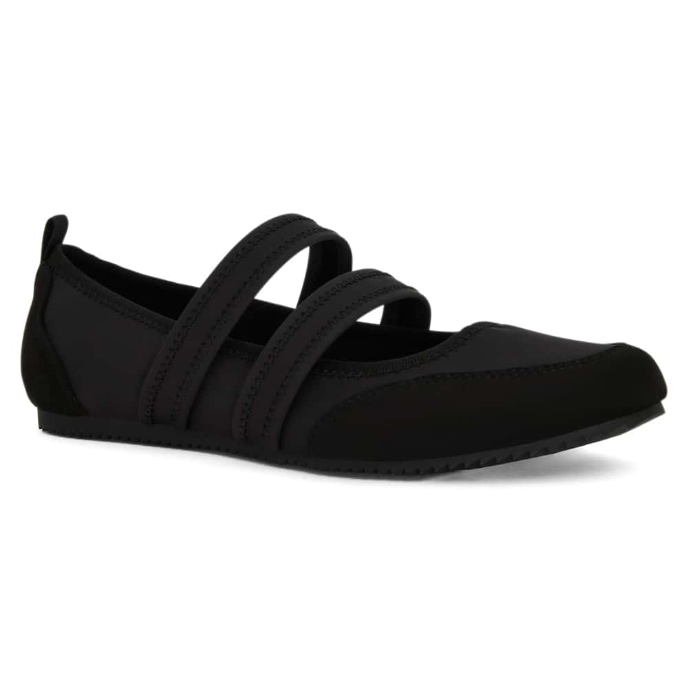 Sprint Ballet Flat in Black On Black