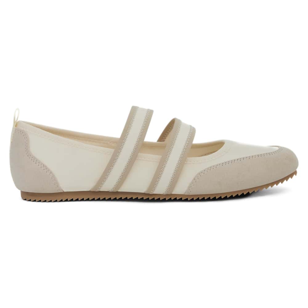 Sprint Ballet Flat in Bone Multi