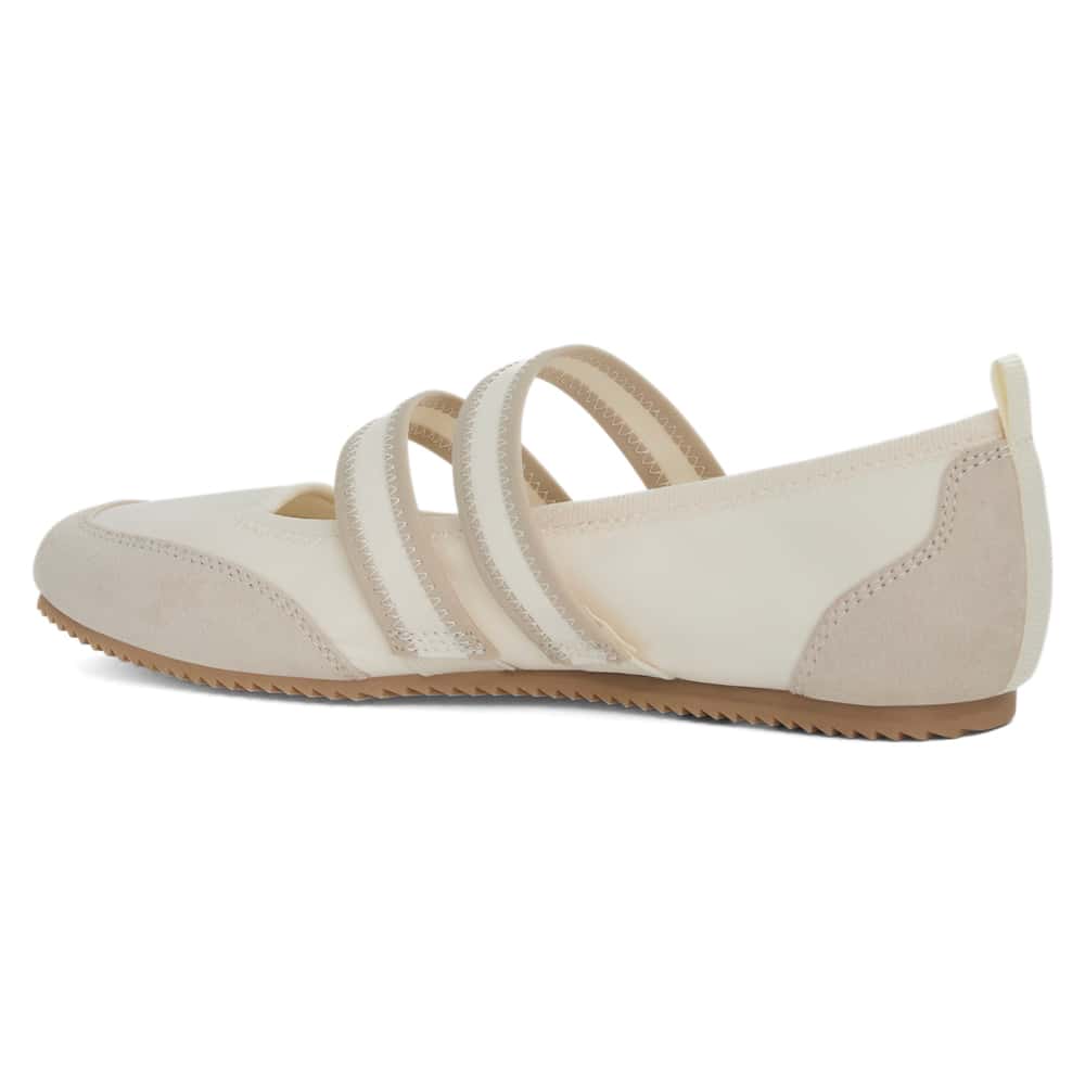 Sprint Ballet Flat in Bone Multi