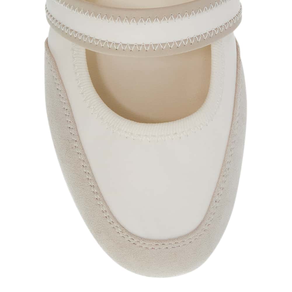 Sprint Ballet Flat in Bone Multi