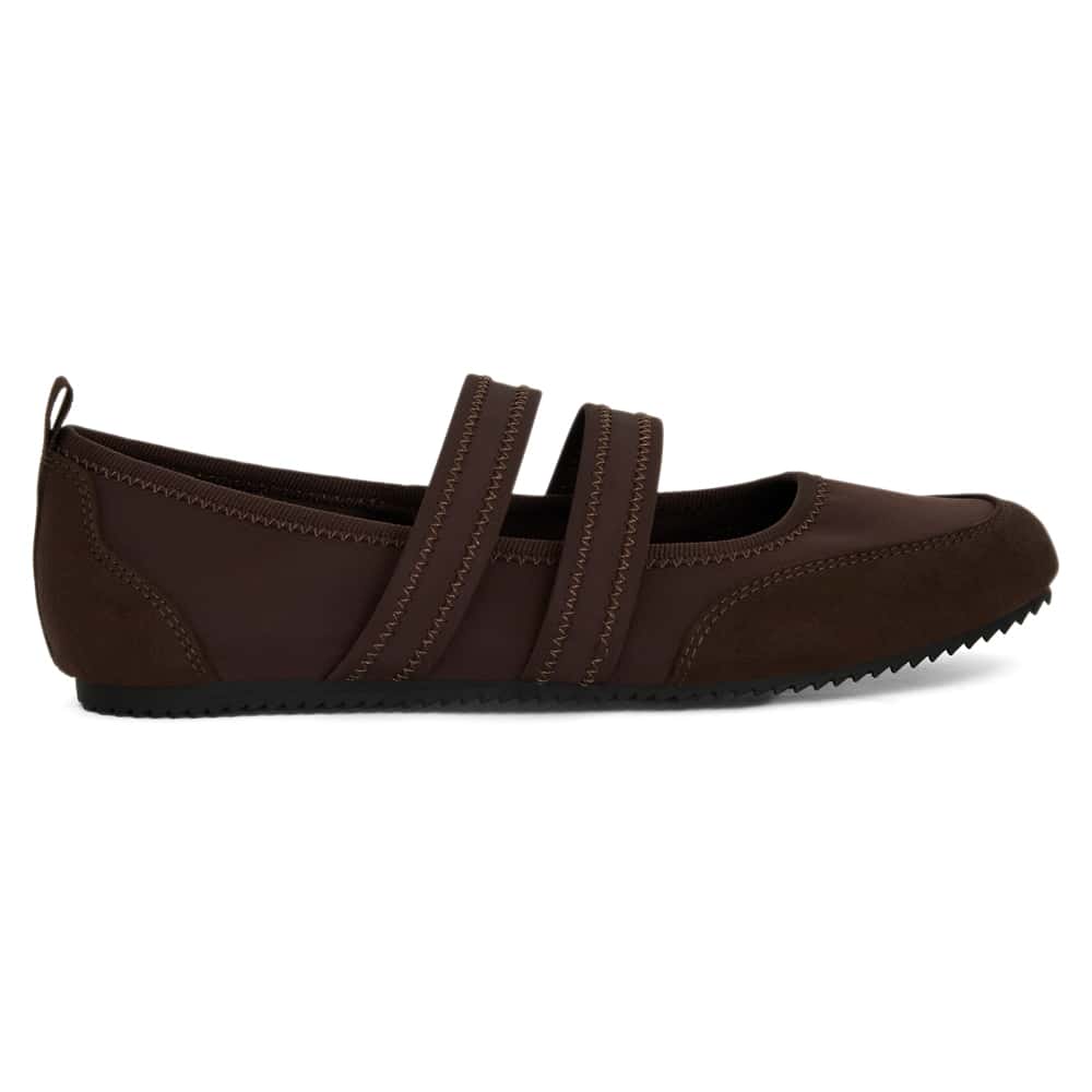 Sprint Ballet Flat in Chocolate Multi - Chocolate Multi