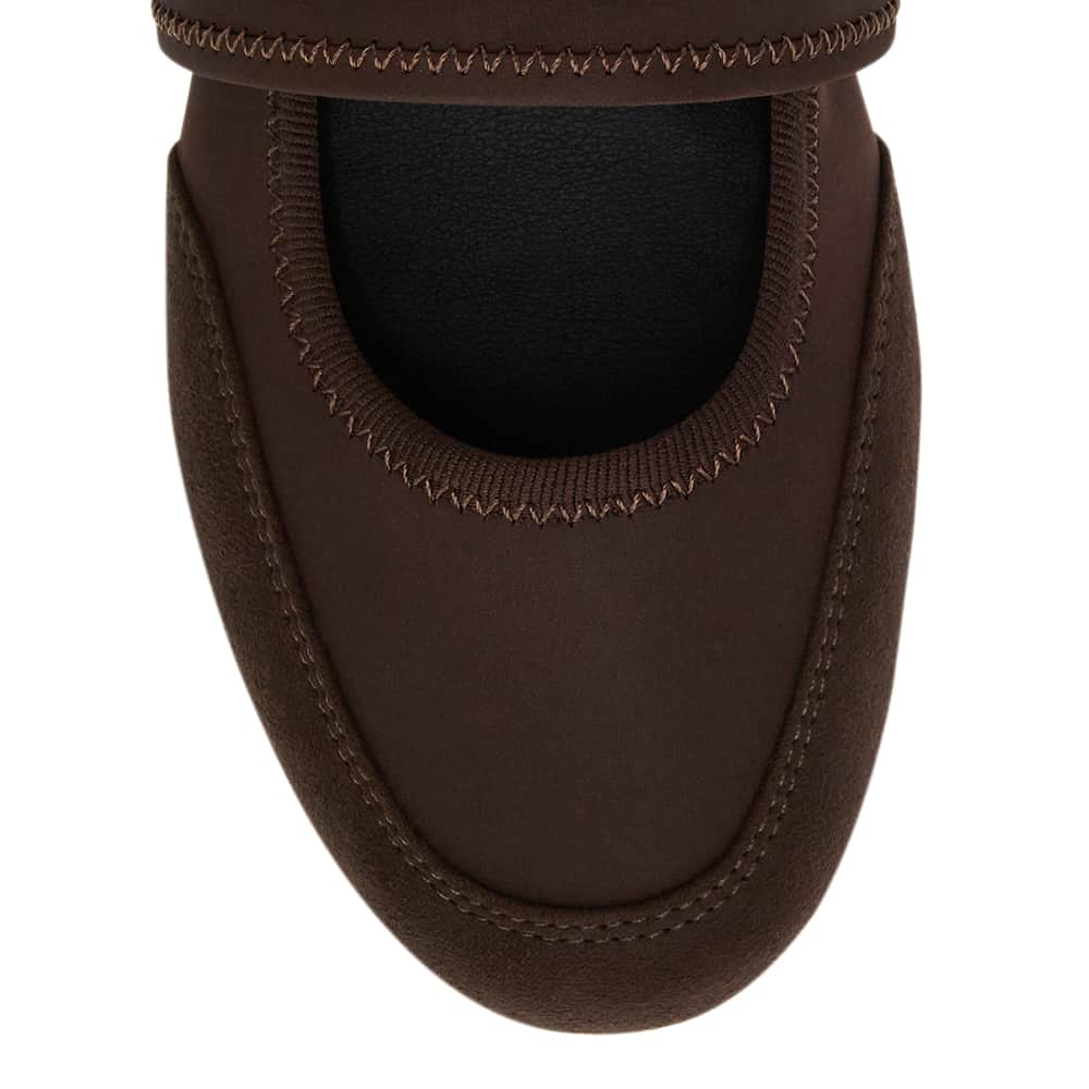 Sprint Ballet Flat in Chocolate Multi - Chocolate Multi