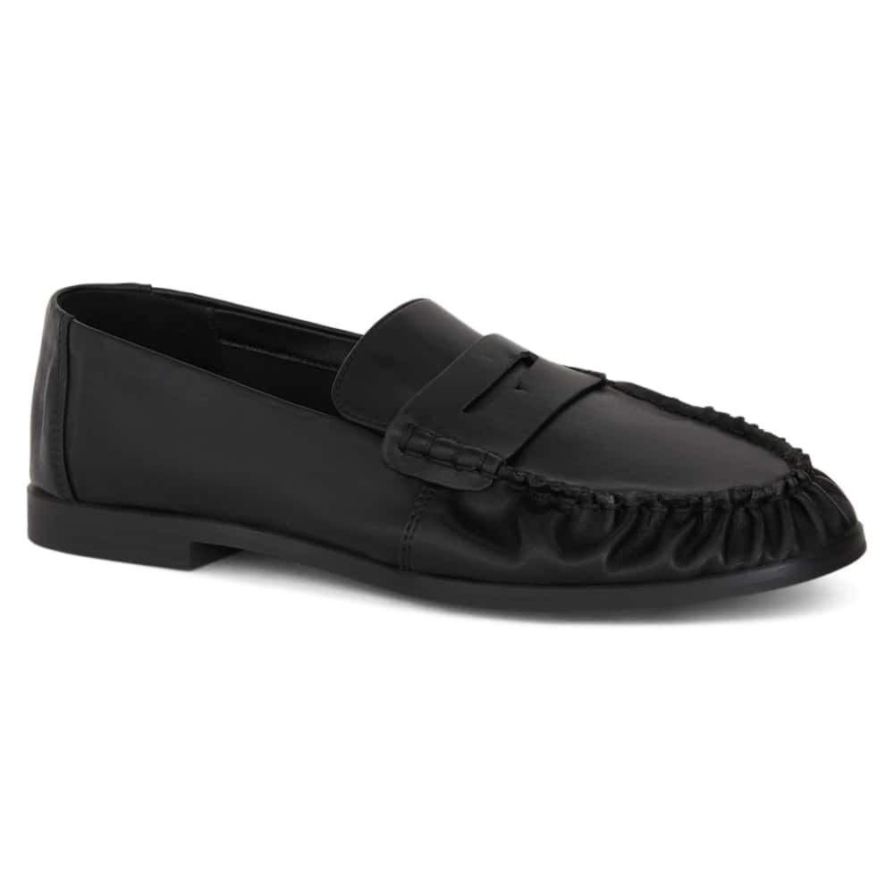 Spyros Loafer in Black Smooth