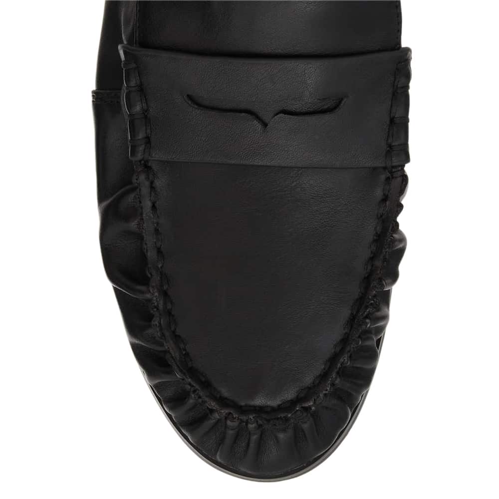 Spyros Loafer in Black Smooth