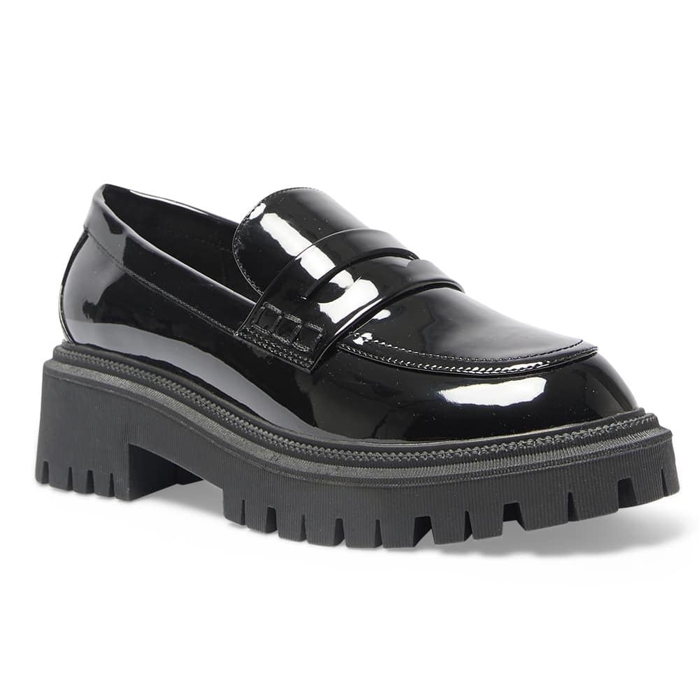 Stetson Loafer in Black Patent