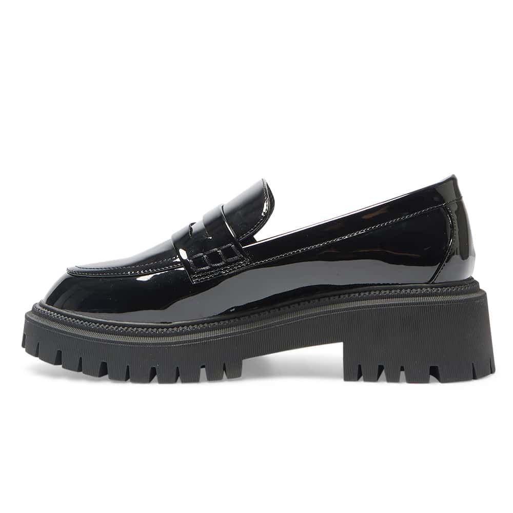 Stetson Loafer in Black Patent