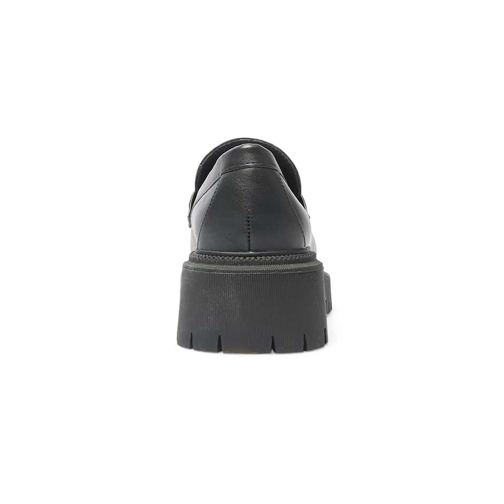 Stetson Loafer in Black Smooth
