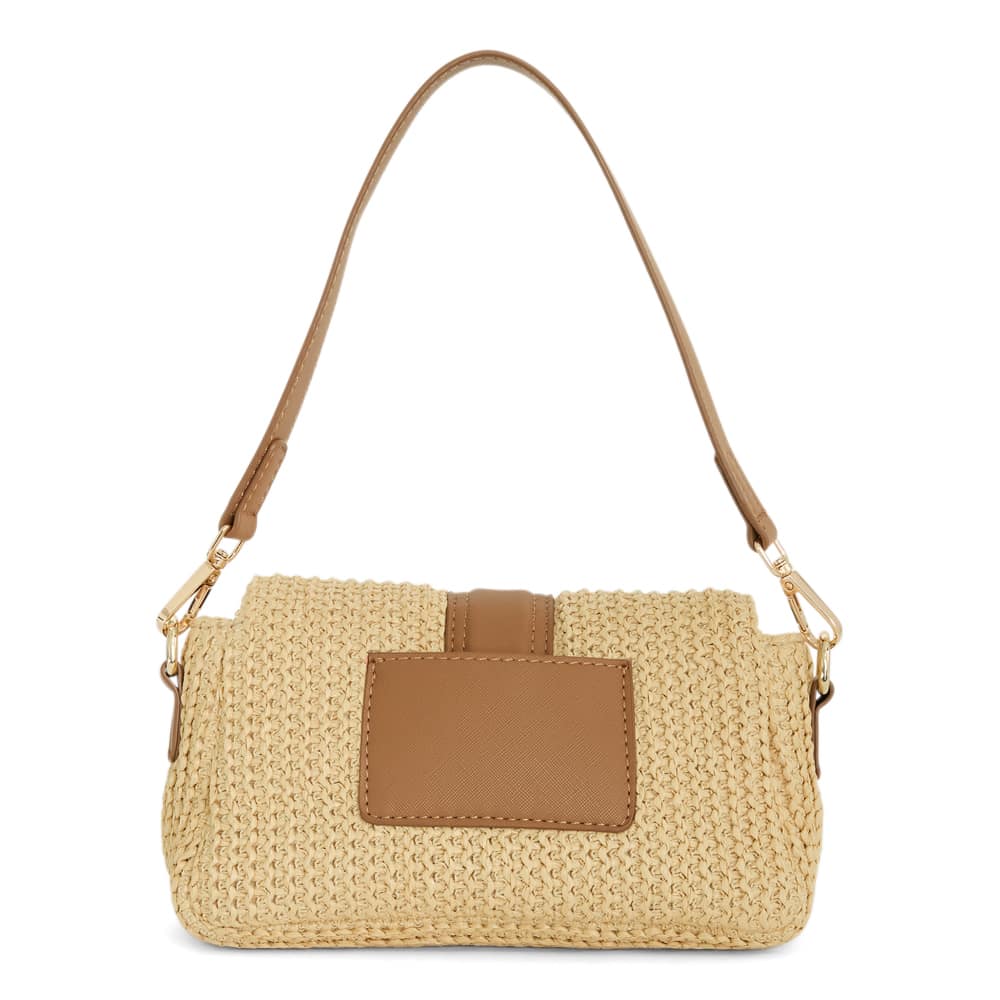 Susan Handbag in Natural Raffia/tan Raffia
