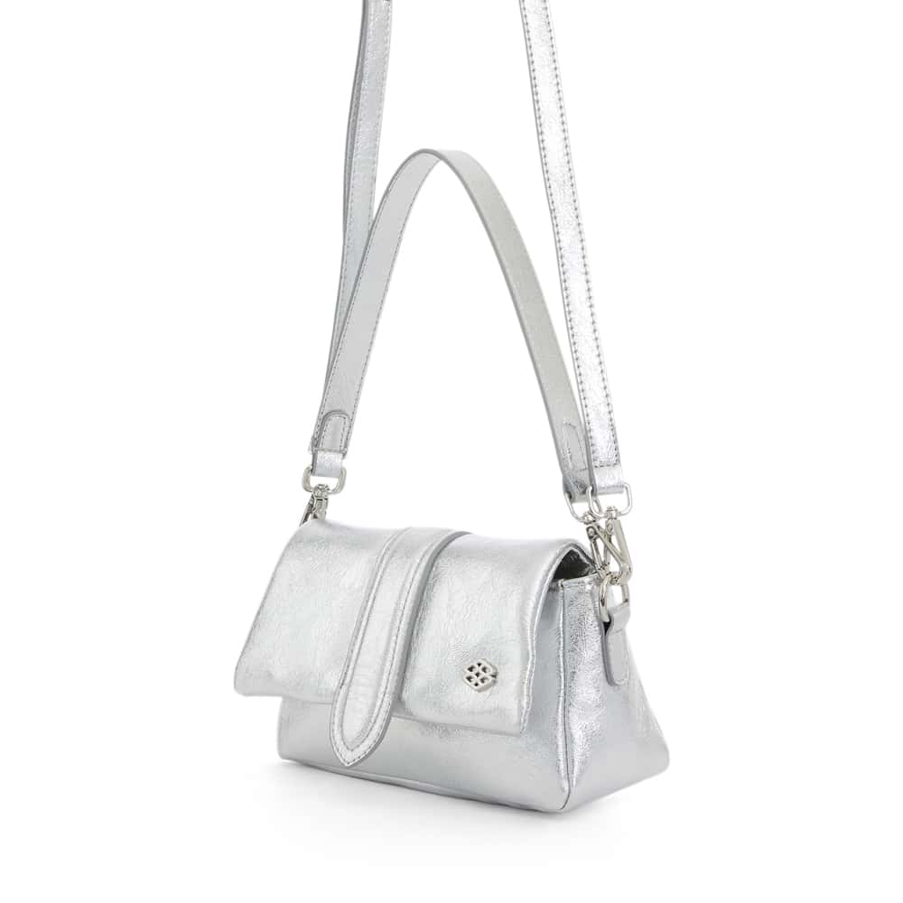 Susan Handbag in Silver Metallic