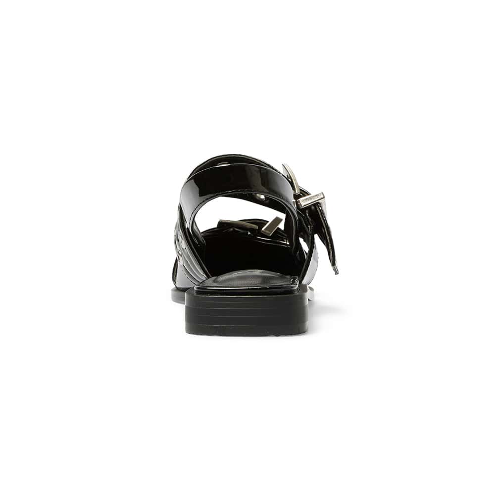 Suzie Ballet Flat in Black Patent