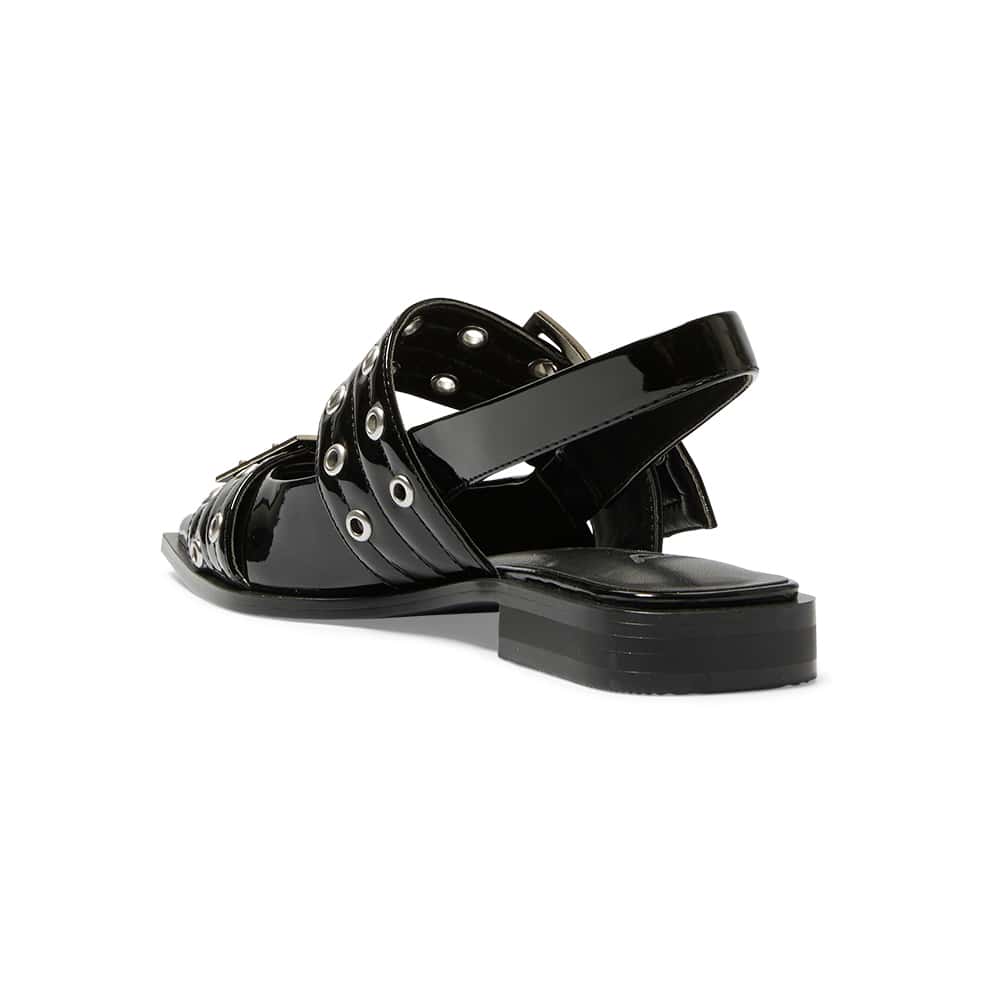 Suzie Ballet Flat in Black Patent