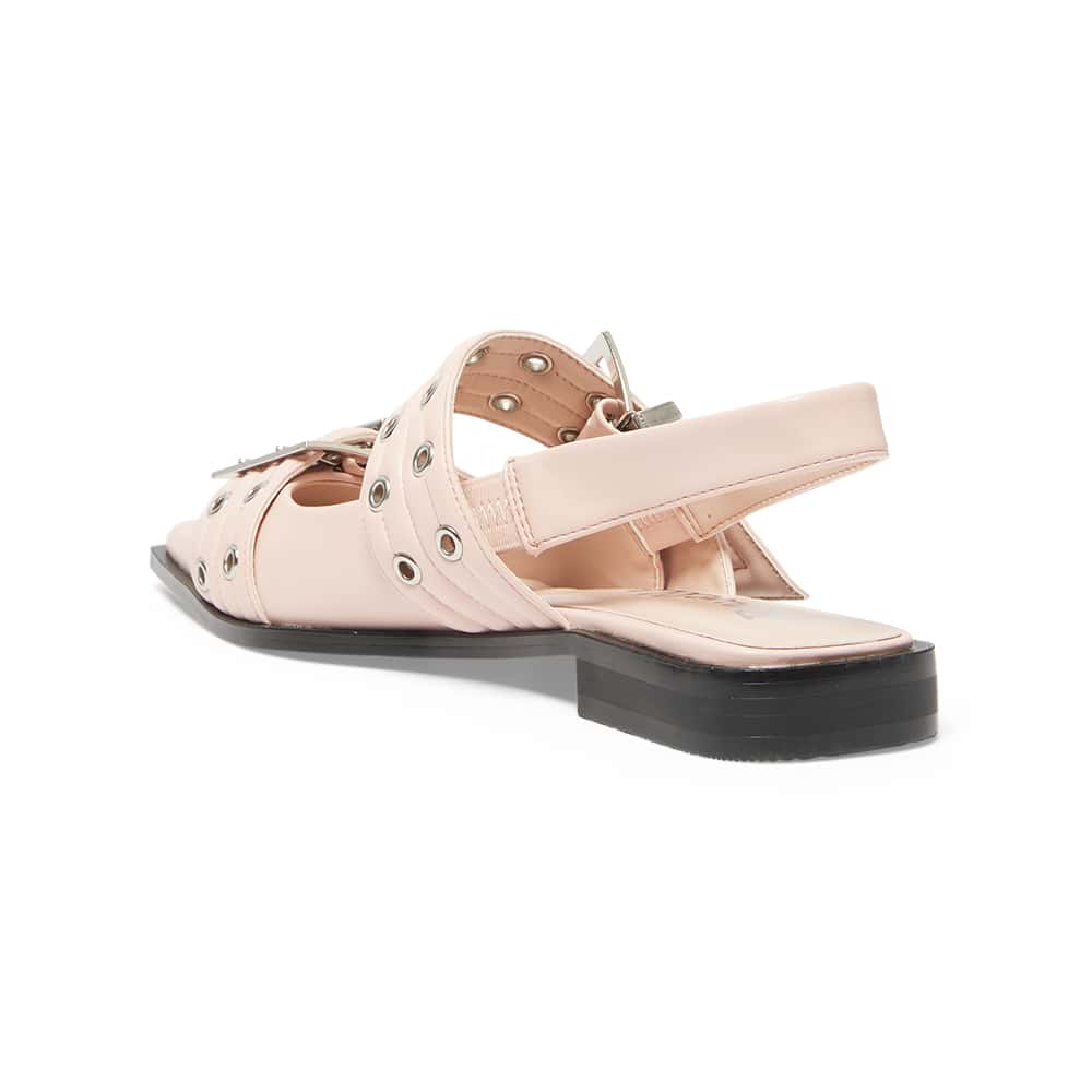Suzie Ballet Flat in Blush Smooth