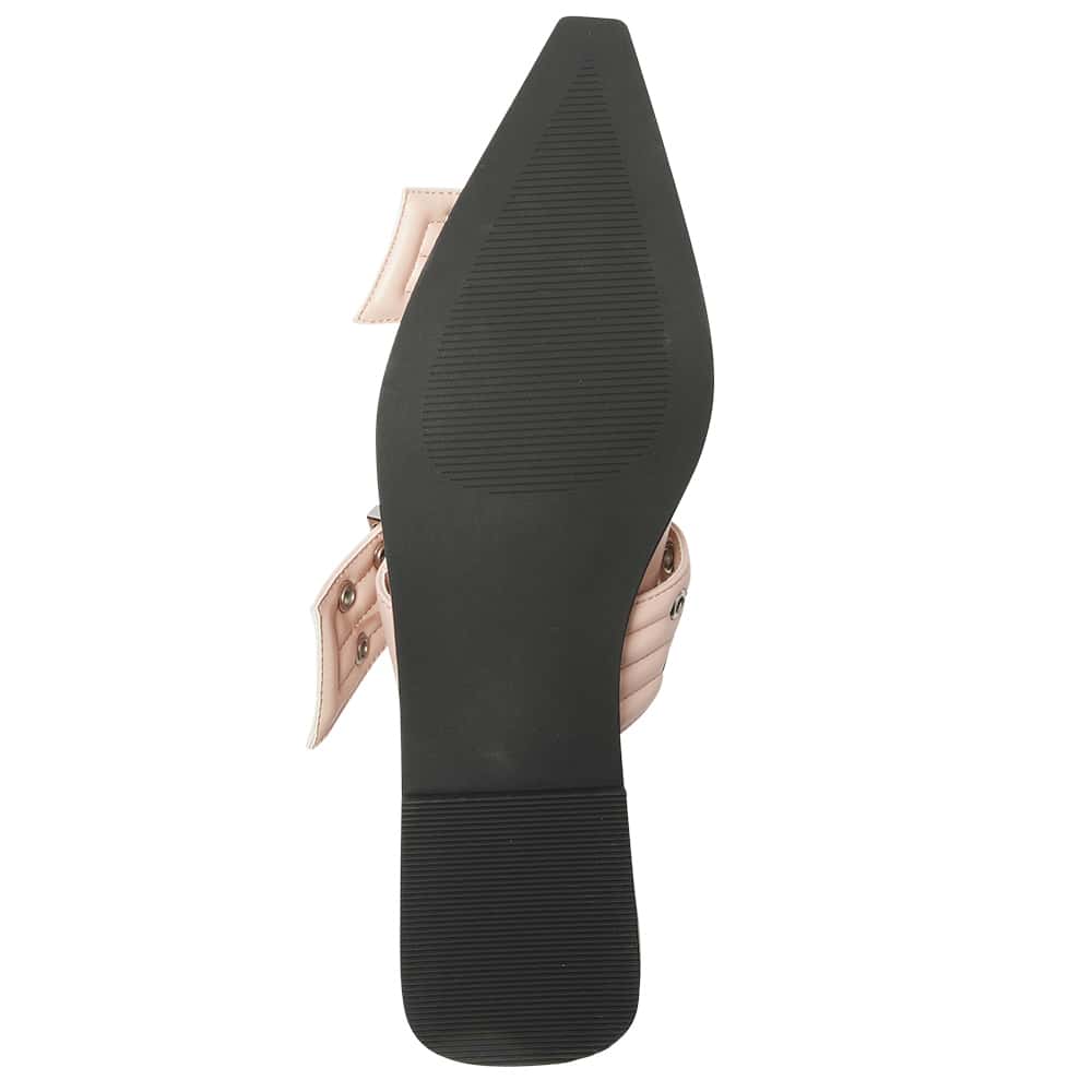 Suzie Ballet Flat in Blush Smooth