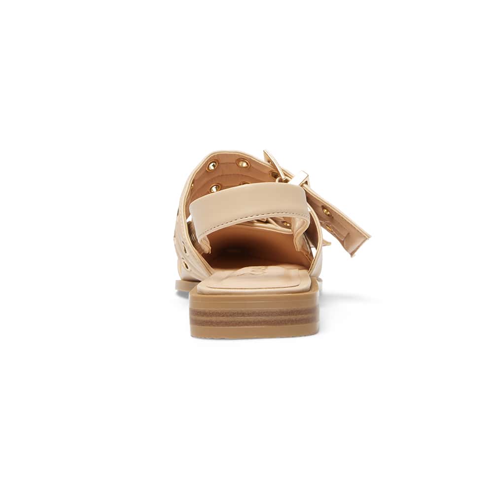 Suzie Ballet Flat in Camel Smooth