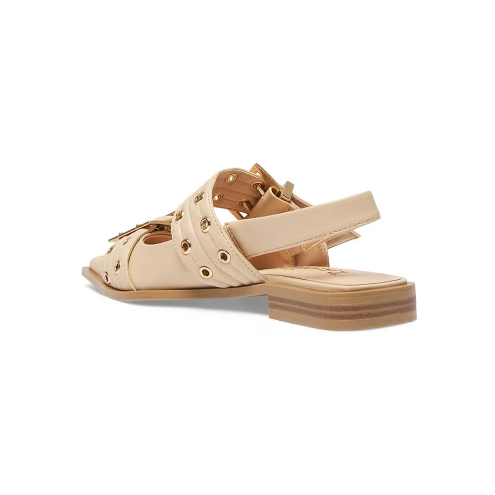 Suzie Ballet Flat in Camel Smooth