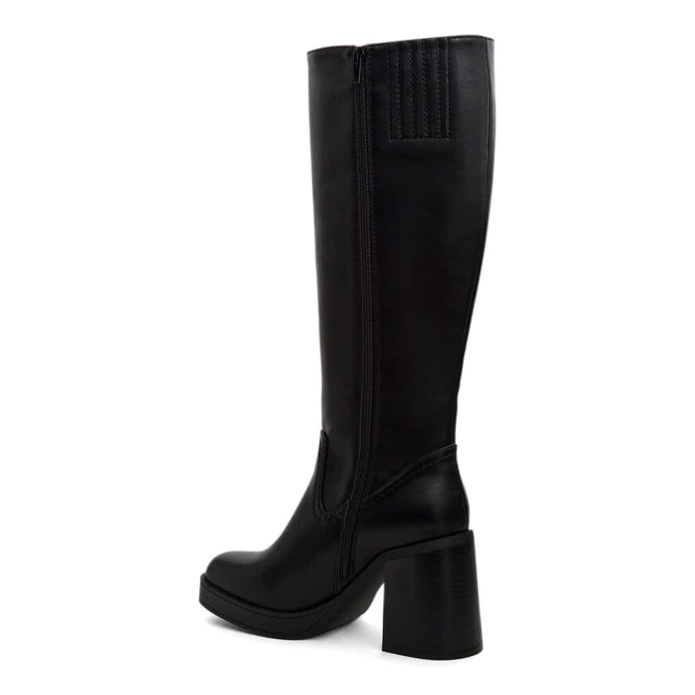 Tahlia Boot in Black Smooth