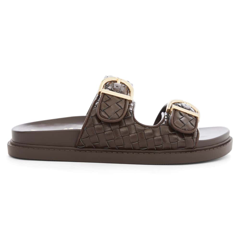 Tatum Slide in Chocolate Smooth