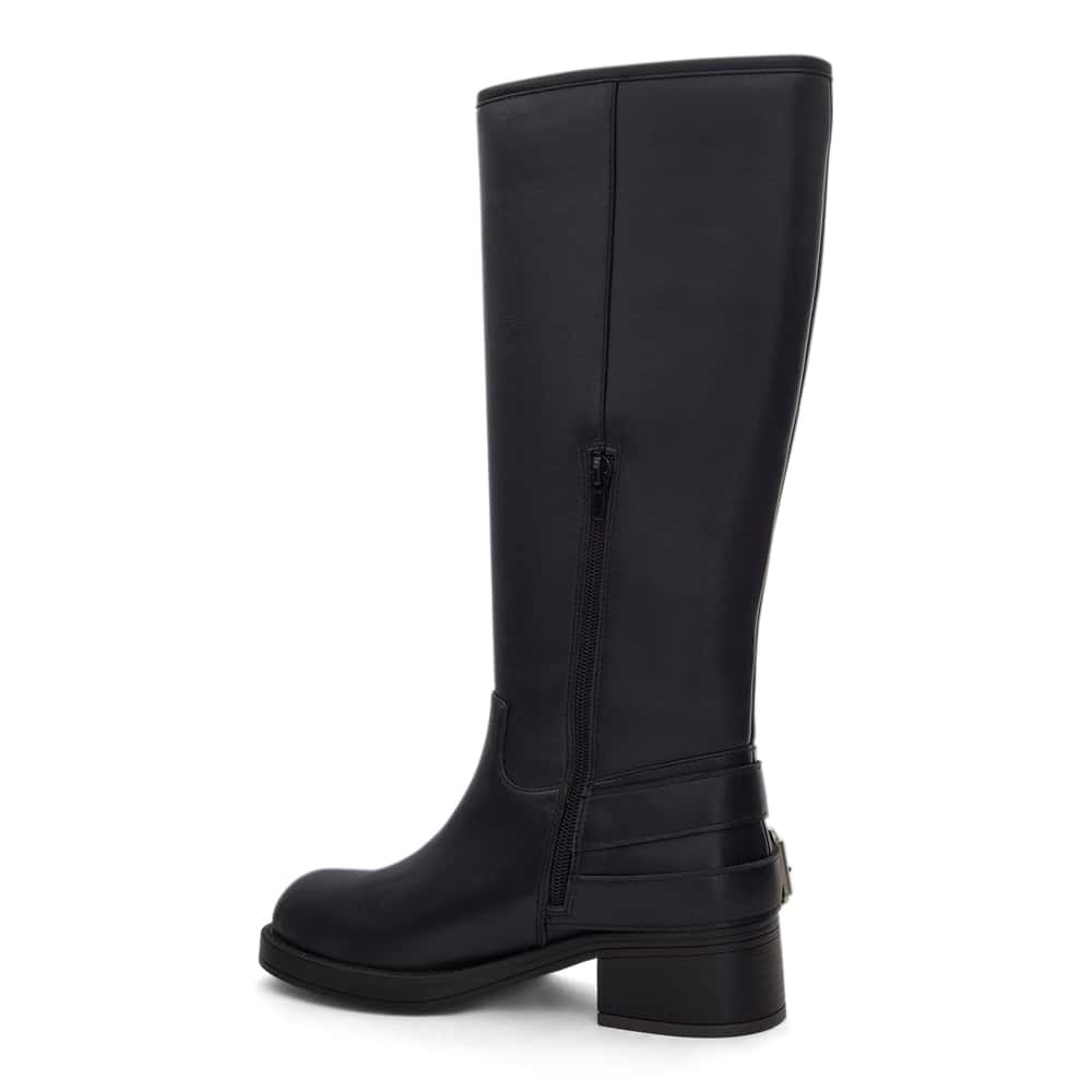 Tivy Boot in Black Smooth