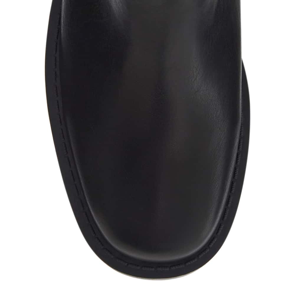 Tivy Boot in Black Smooth
