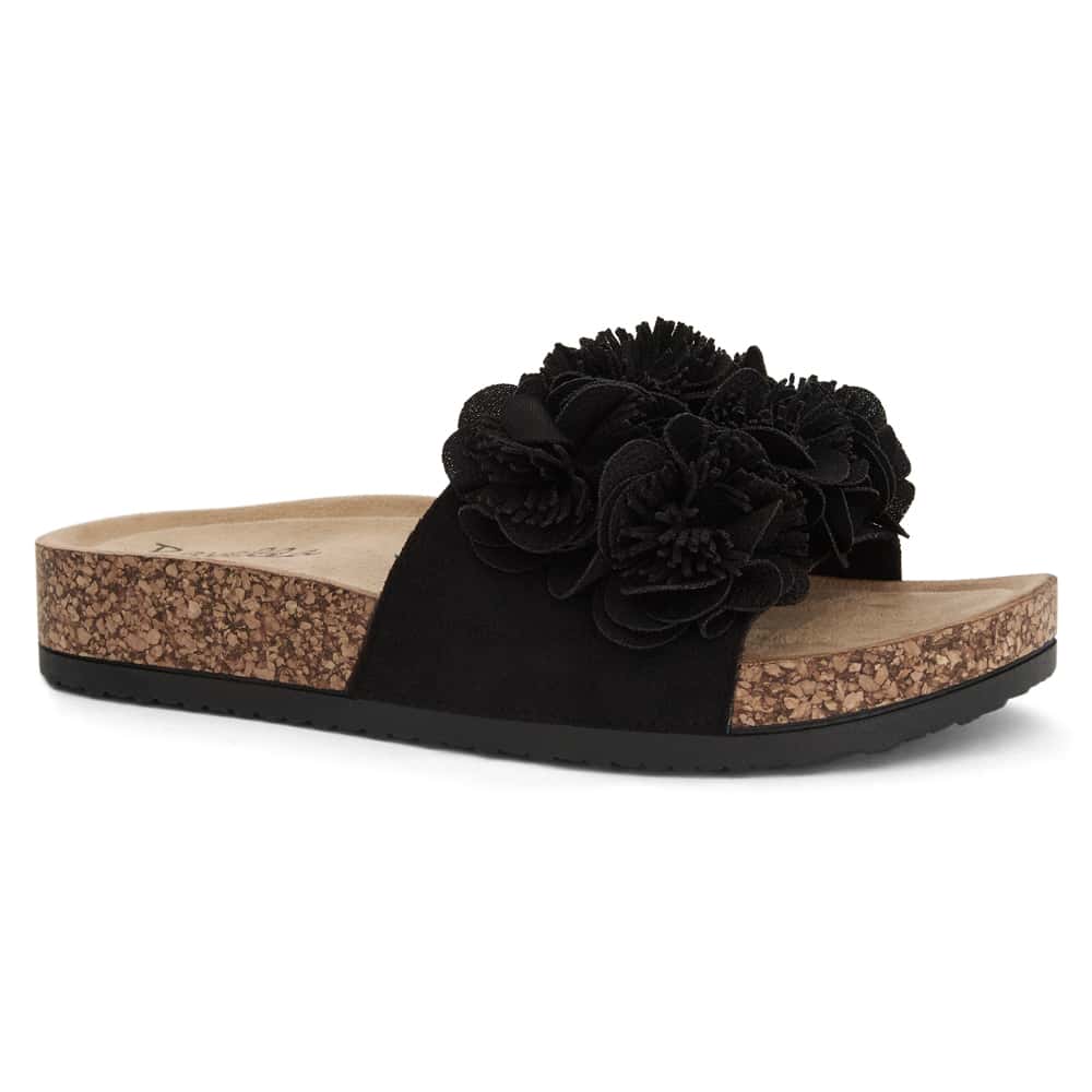 Tulip Sandal in Black