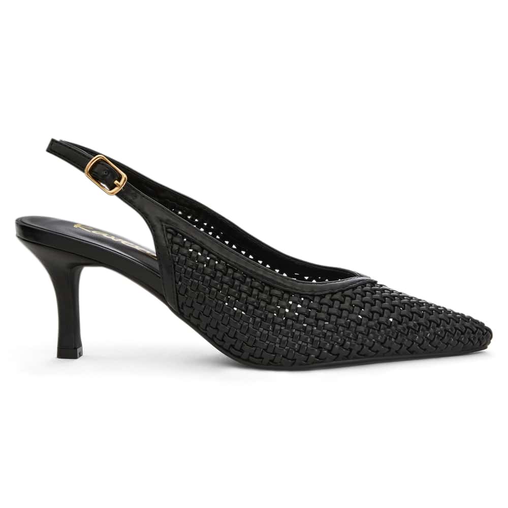 Valerie Heel in Black Weave