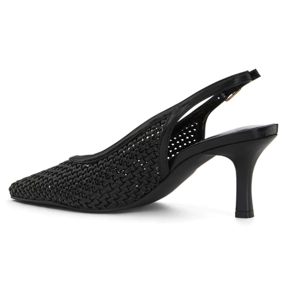 Valerie Heel in Black Weave