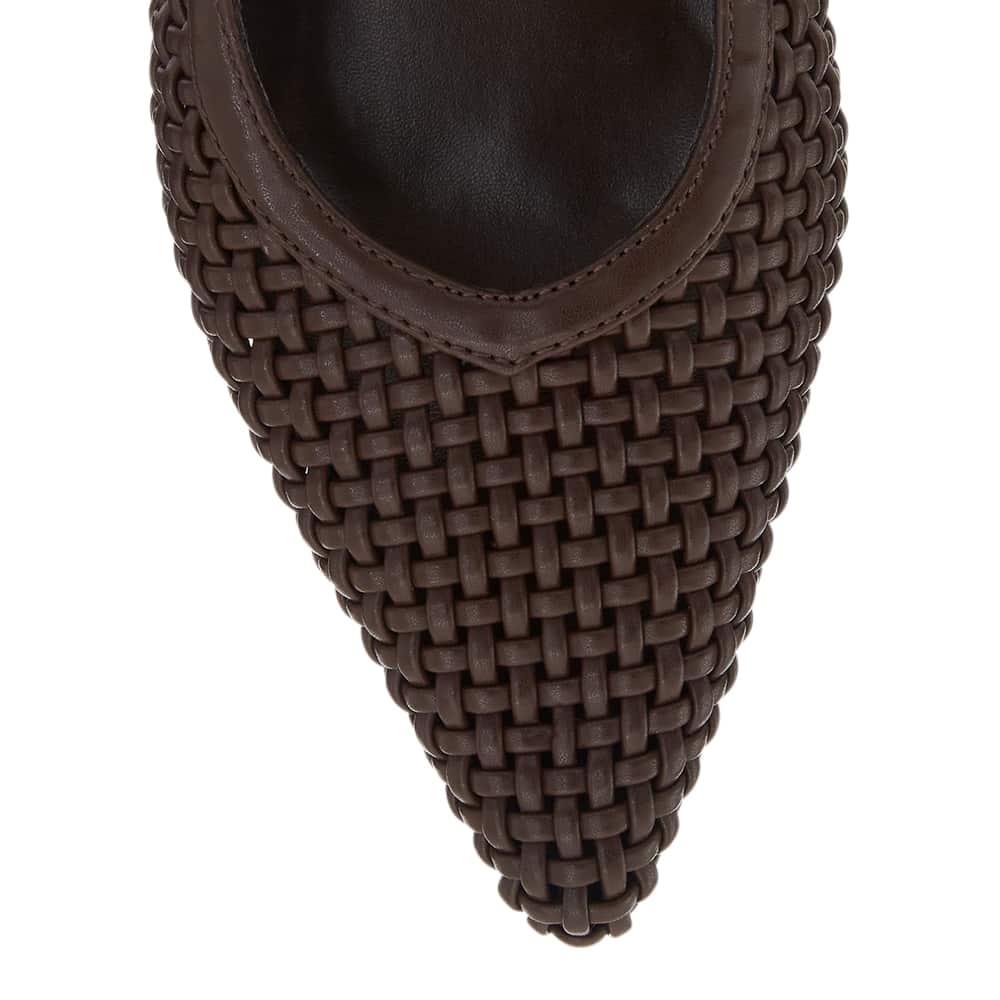 Valerie Heel in Chocolate Weave