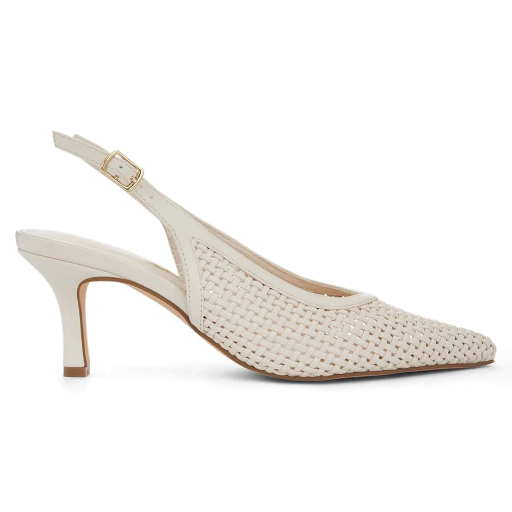 Valerie Heel in Ivory Weave