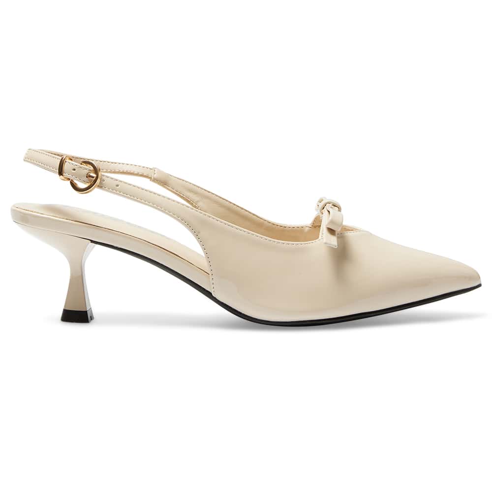 Verity Heel in Bone Patent