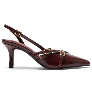 Ravella Veronica Heel in Cherry Patent