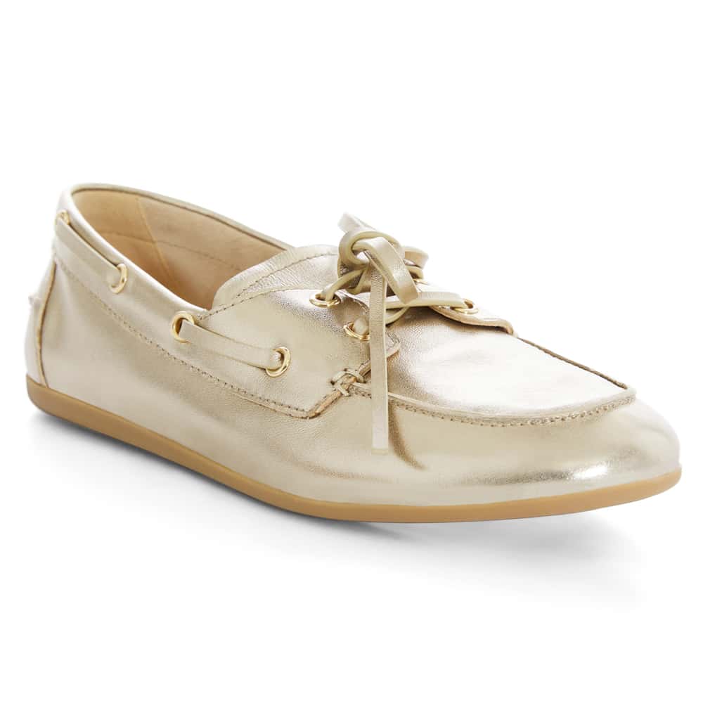 Watson Loafer in Gold Smooth Smooth