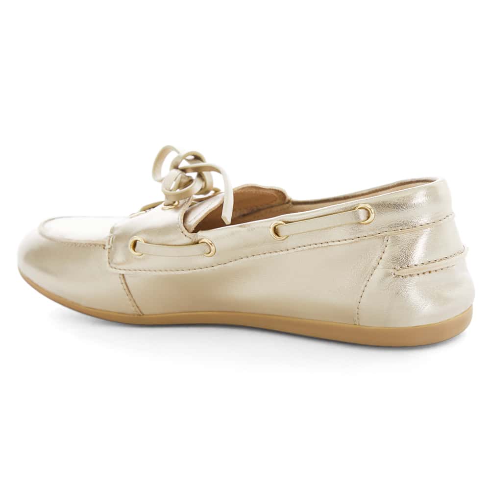 Watson Loafer in Gold Smooth Smooth