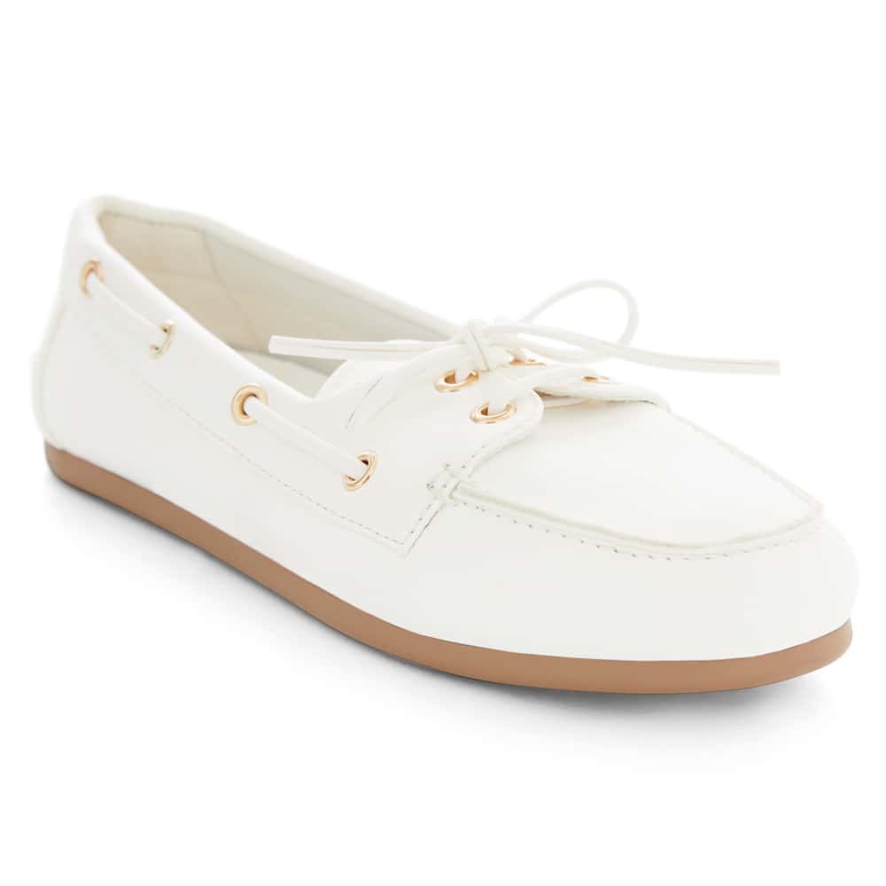 Watson Loafer in White Smooth