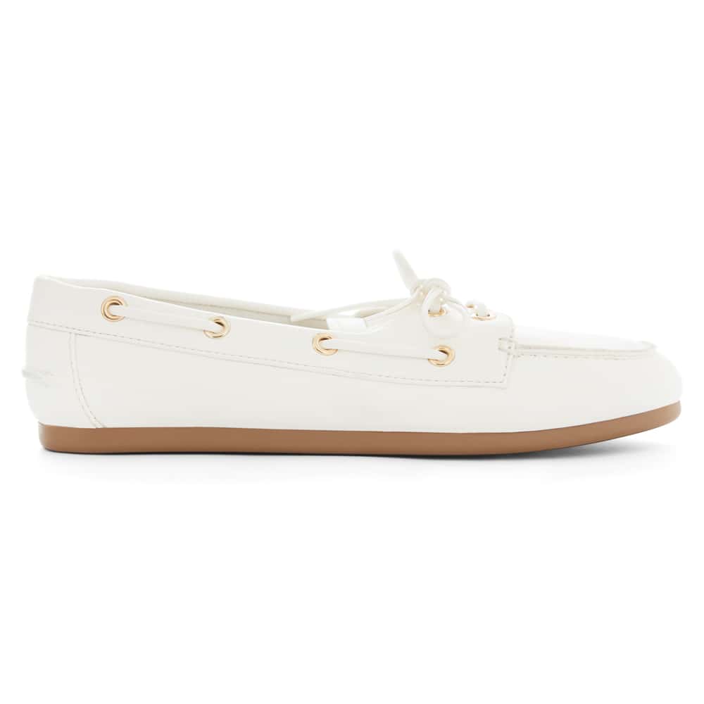 Watson Loafer in White Smooth