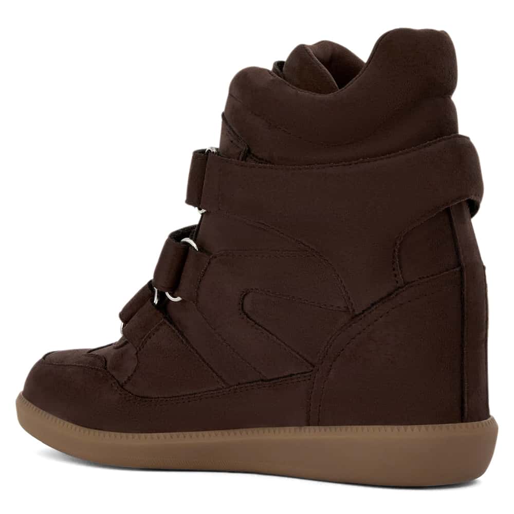 Willow Sneaker in Chocolate  Micro