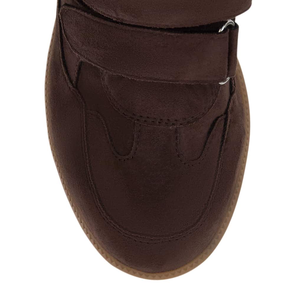 Willow Sneaker in Chocolate  Micro