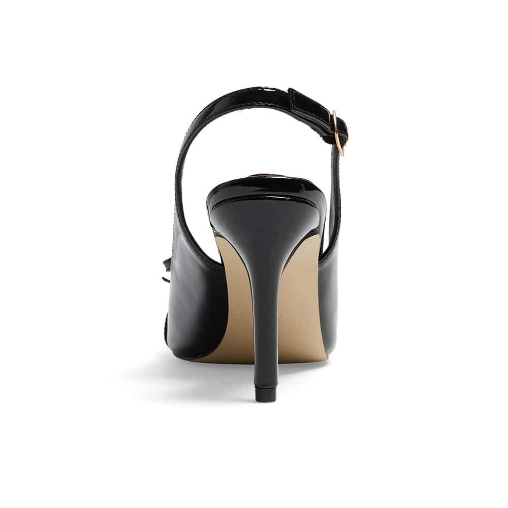 Wish Heel in Black Patent