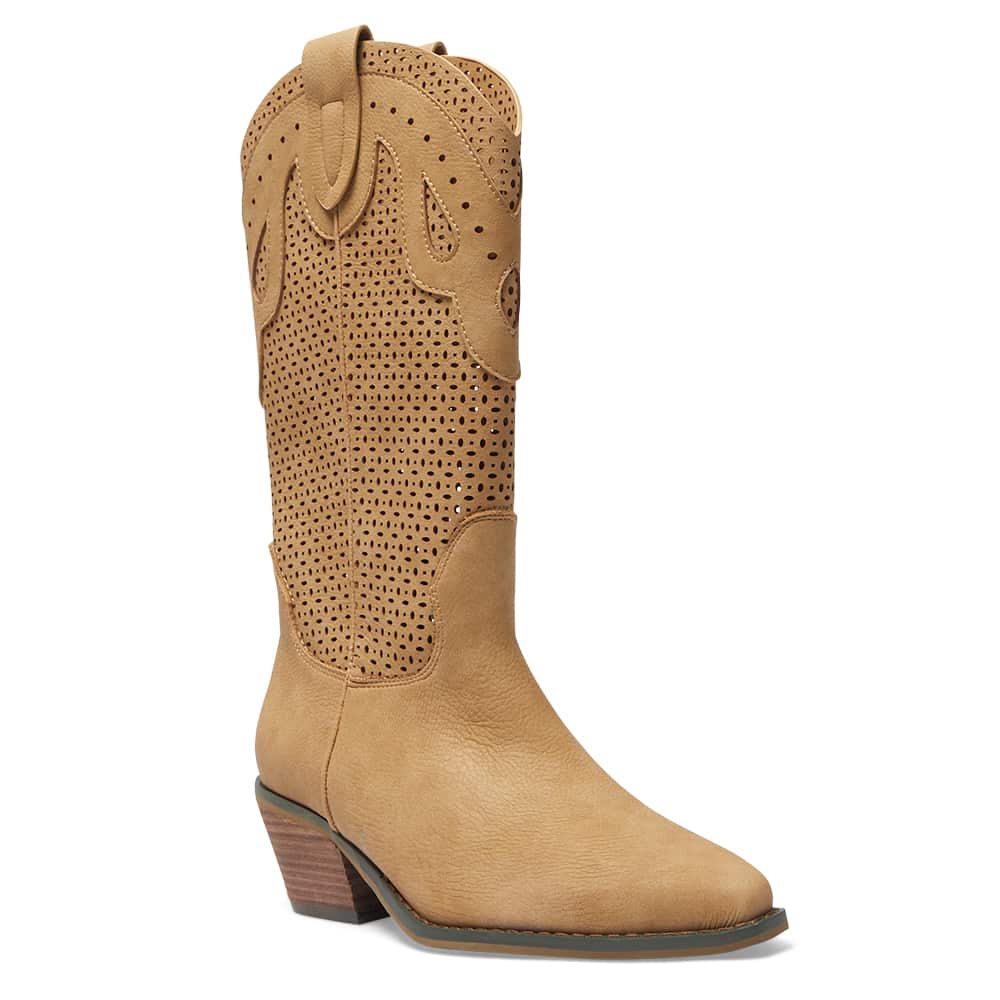 Wyoming Boot in Caramel Nubuck