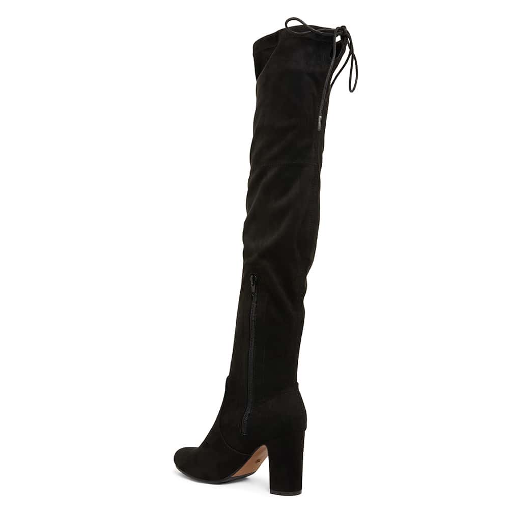 Zest Boot in Black Smooth