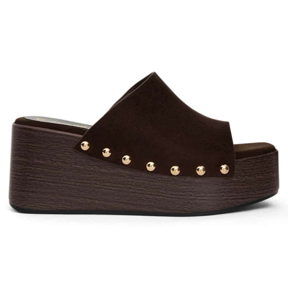 Zuri Slide in Chocolate  Micro