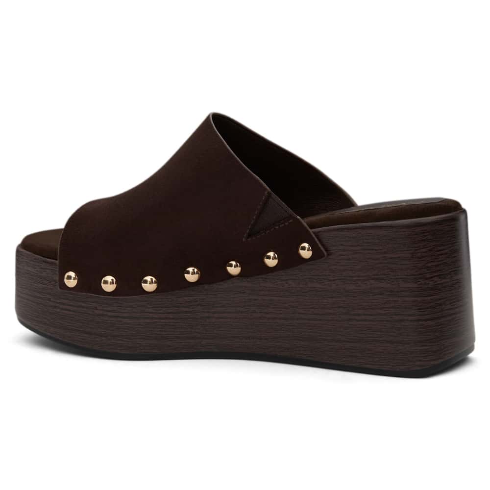 Zuri Slide in Chocolate  Micro