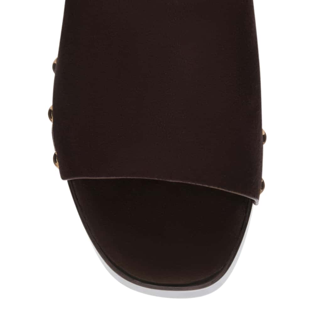 Zuri Slide in Chocolate  Micro