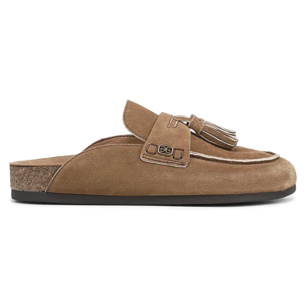 Astrid Loafer in  Terra Toffee  Suede