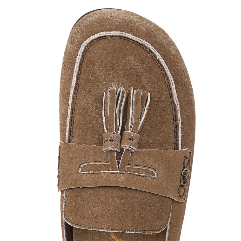Astrid Loafer in  Terra Toffee  Suede