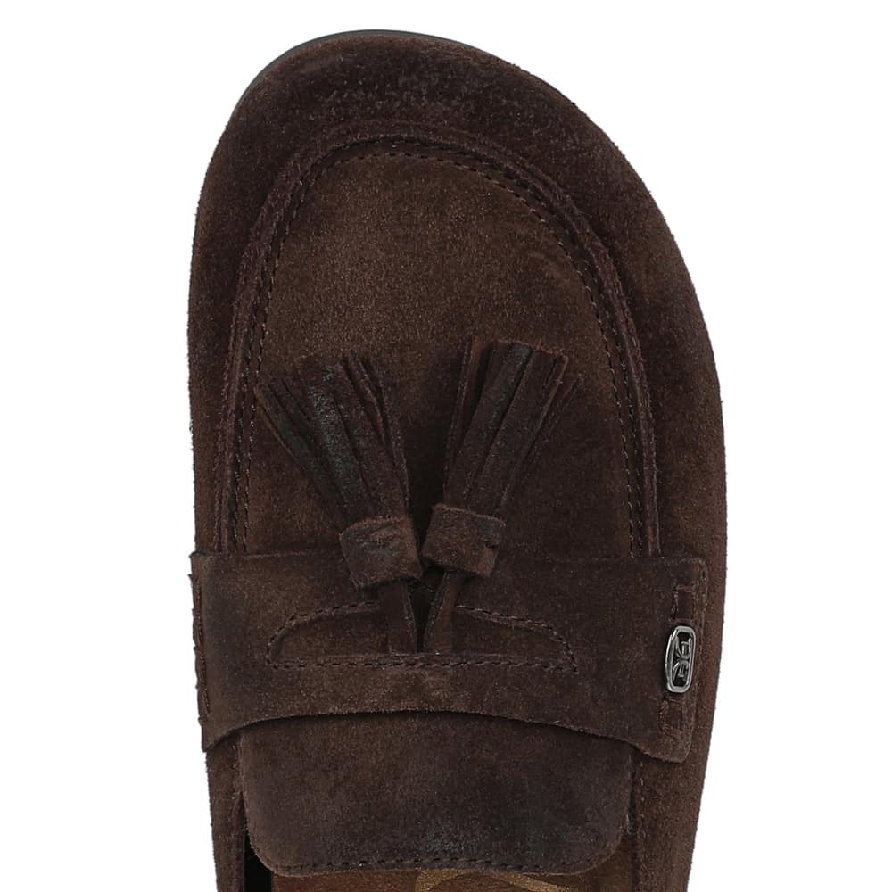 Astrid Loafer in Espresso Bean Suede