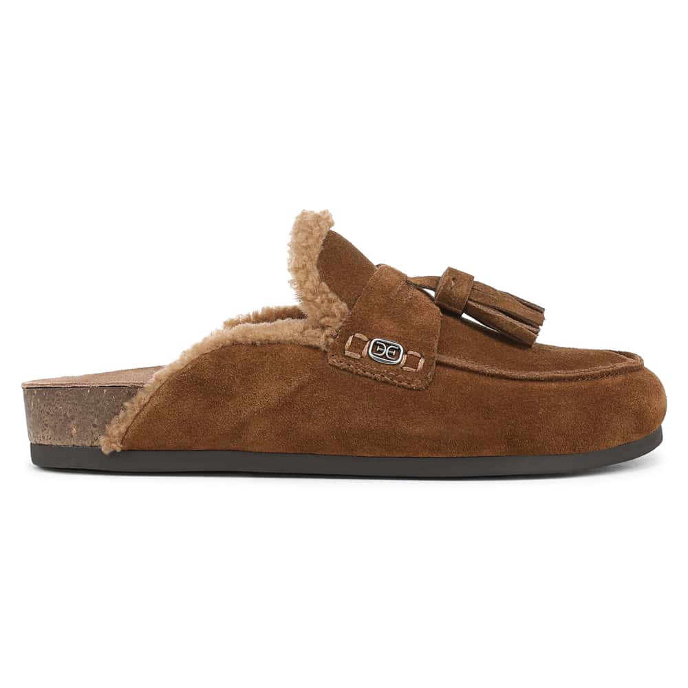 Astrid Loafer in Warm Nutmeg Suede