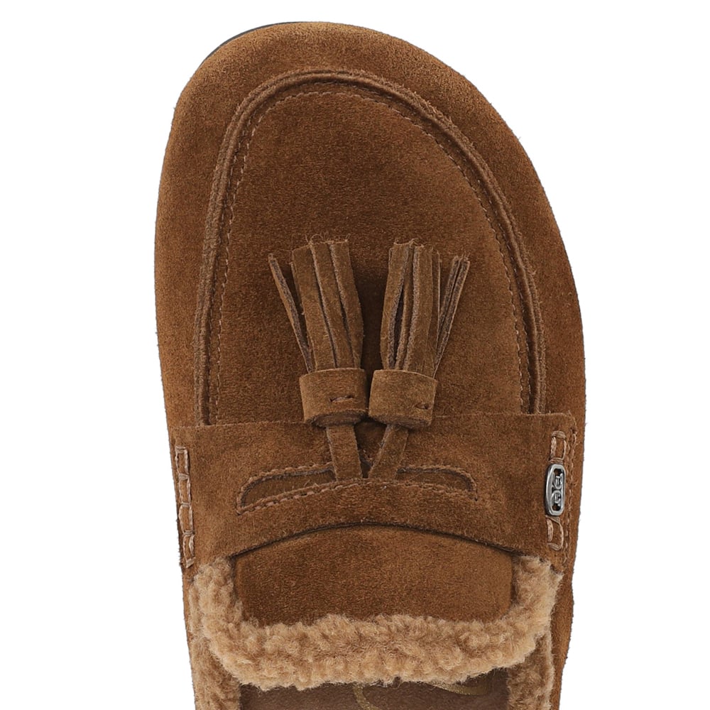 Astrid Loafer in Warm Nutmeg Suede