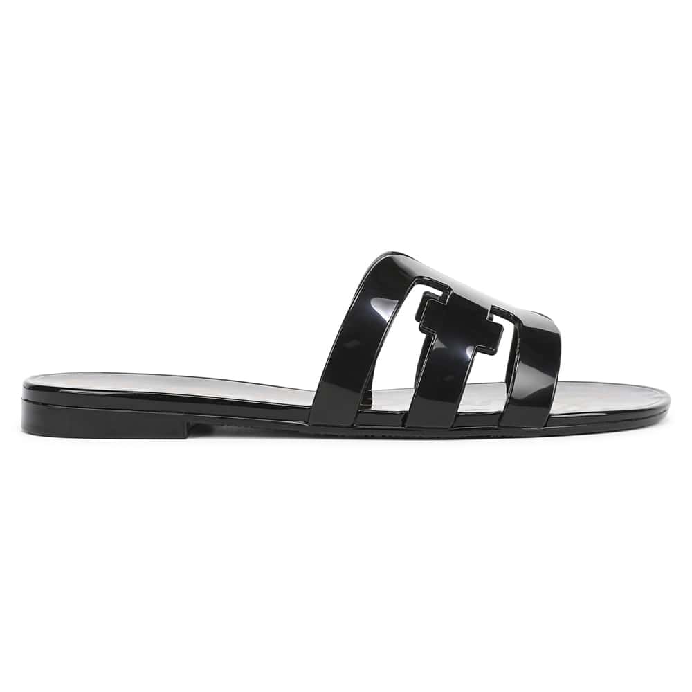 Bay Slide in Black Jelly Jelly