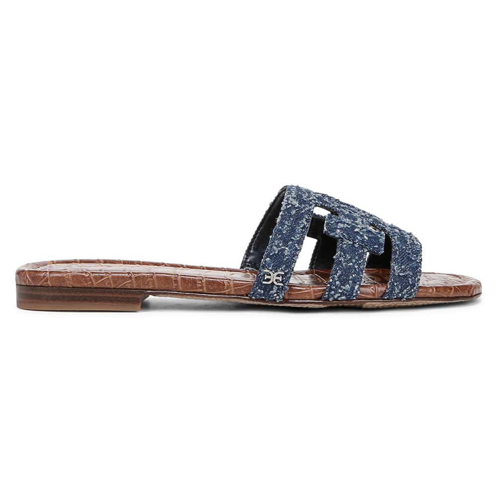 Bay Slide in Navy Fabric